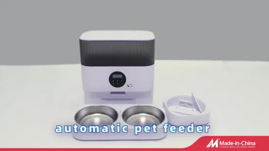 Alimentador automático inteligente para animais de estimação com tela de toque por atacado de 4,2 litros